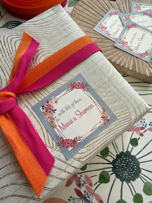Gift Label - Bold Blue