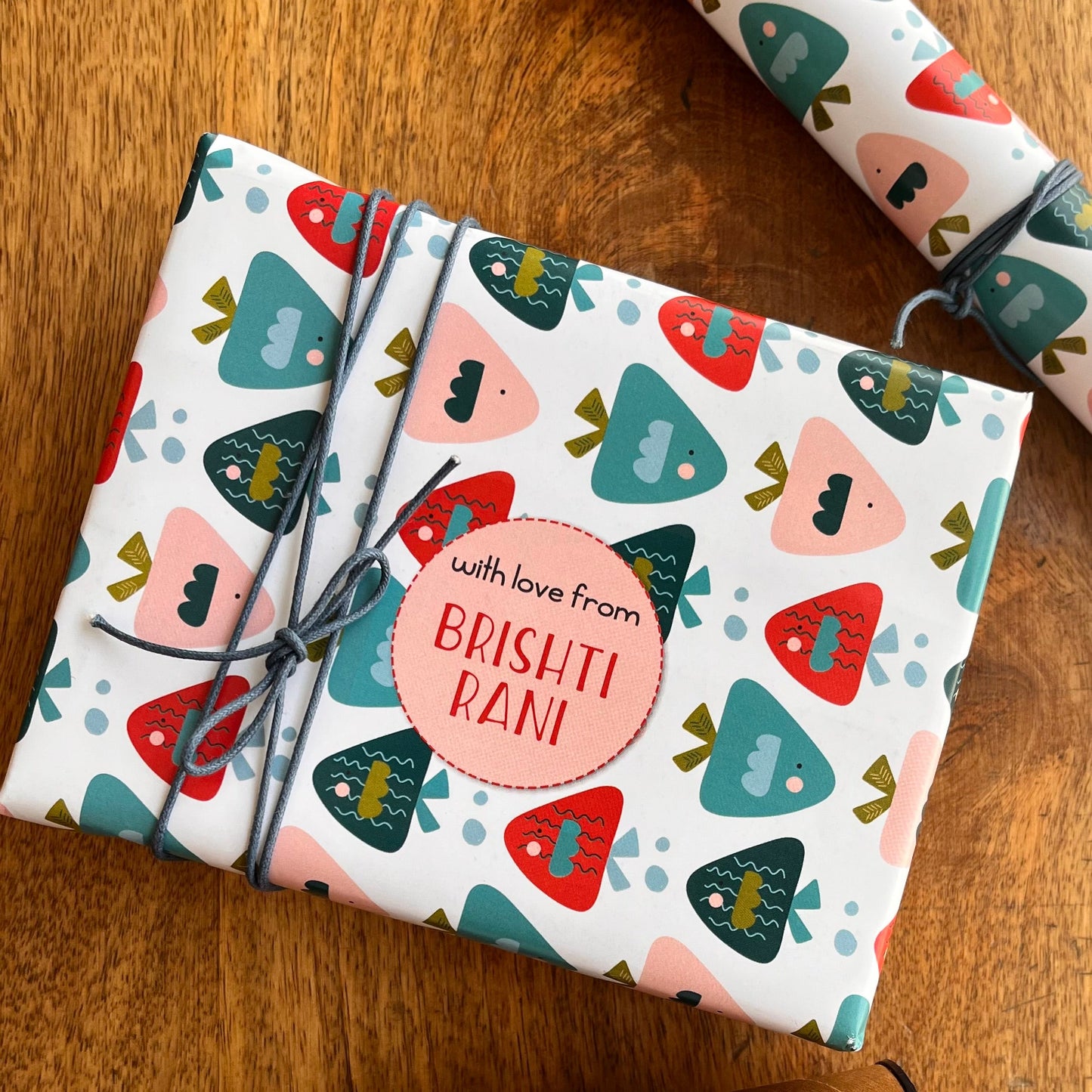 Personalised Wrapping Paper - Fishy Business