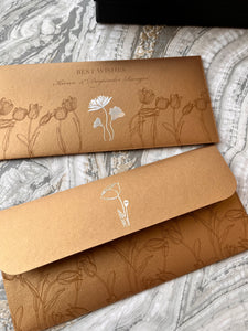 Gift Envelopes - Poppy