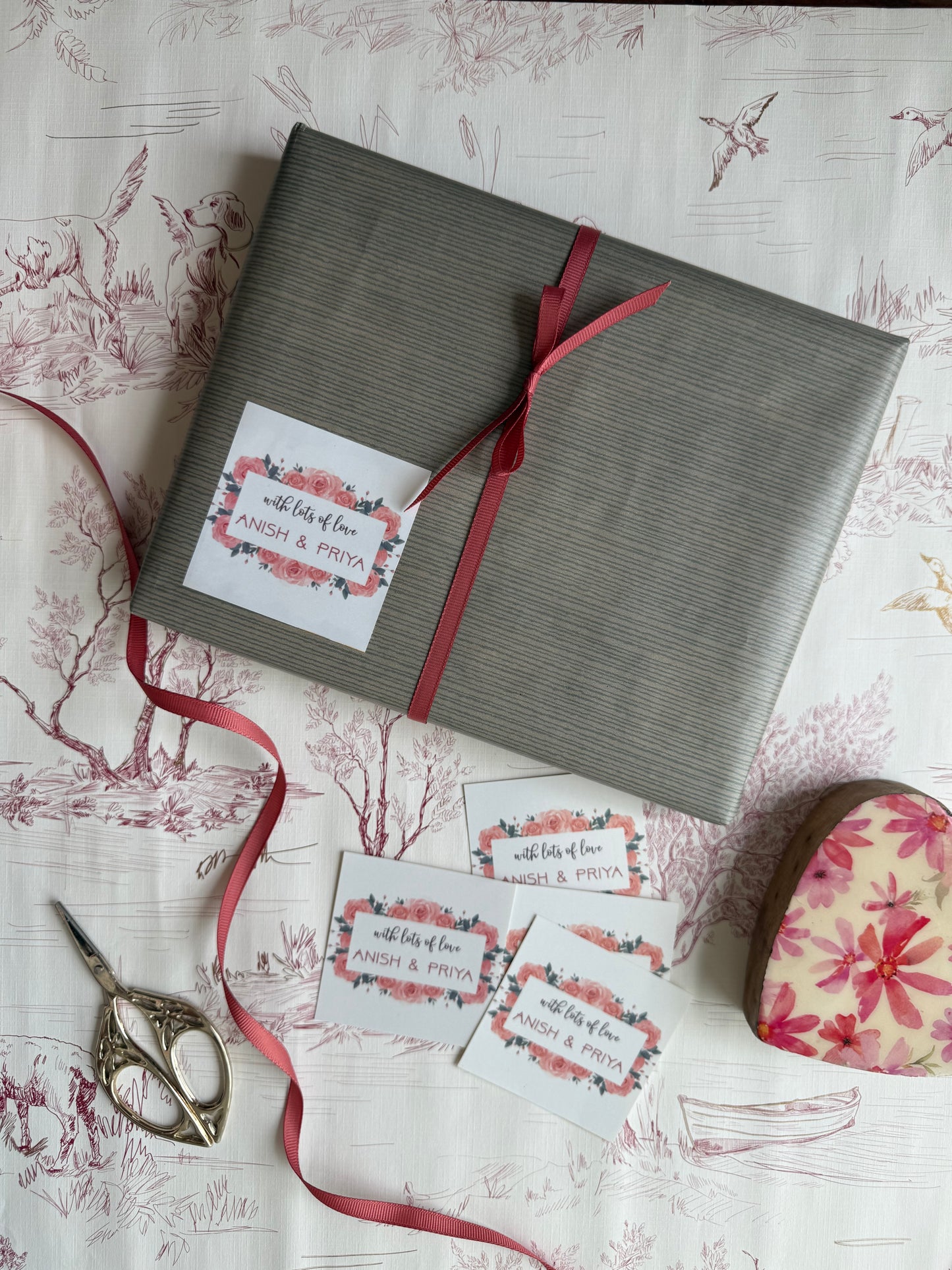 Gift Label - Rose Bouquets