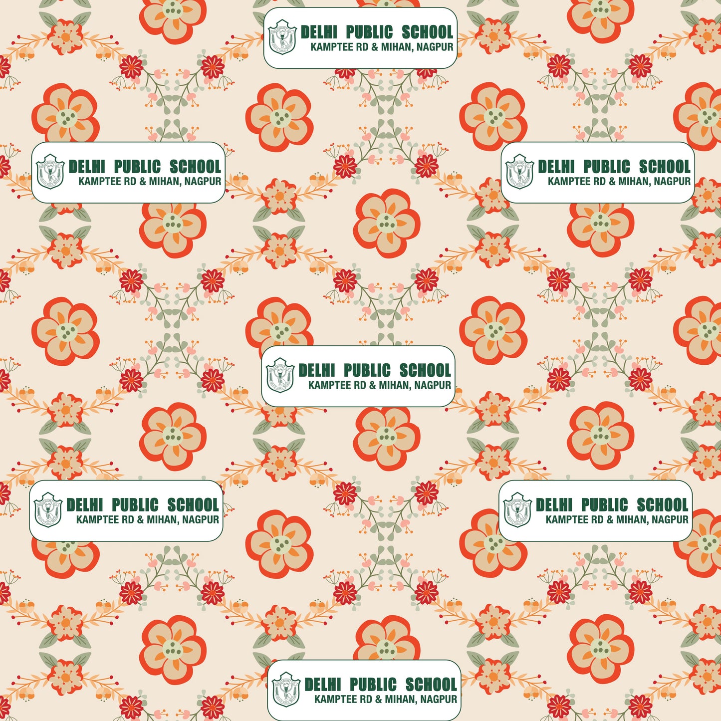 Personalised Wrapping Paper - DPS Kamptee + Mihan