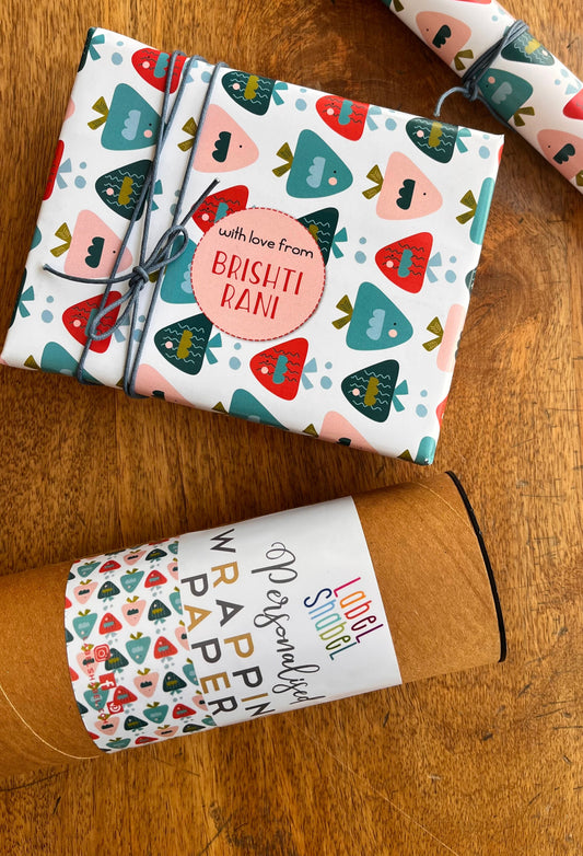 Personalised Wrapping Paper - Fishy Business