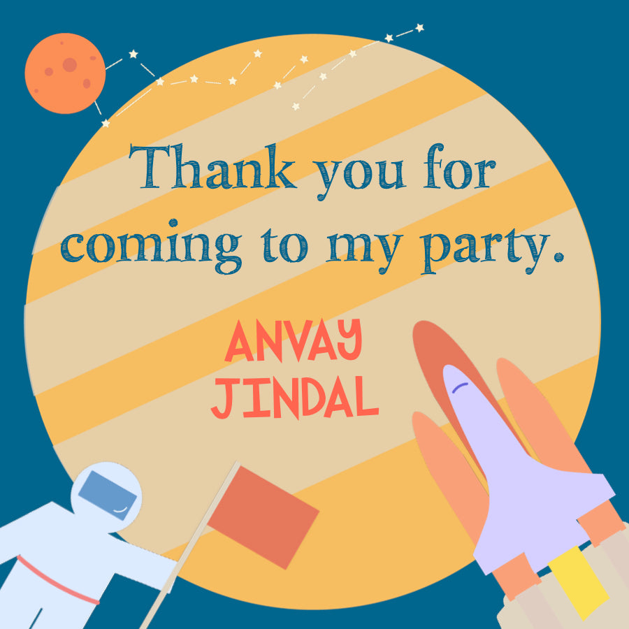 Thank You Label - Space Jam
