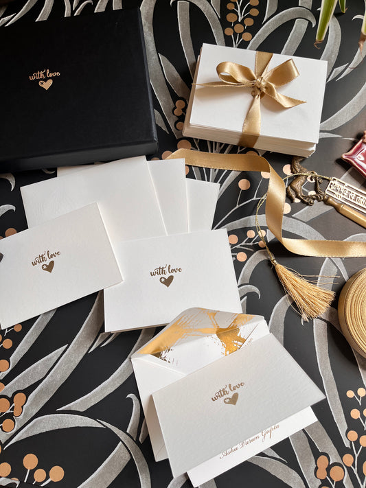 A Little Love - Personalised Fold Card