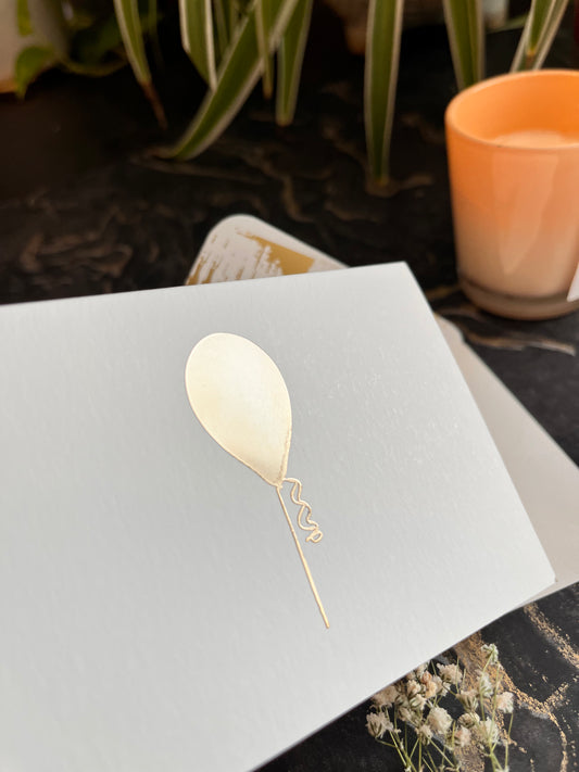 Balloon - Personalised Fold Card