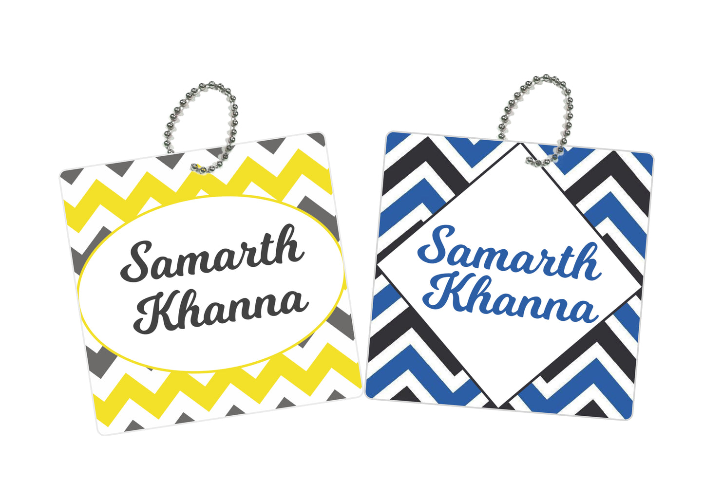 Bag Tags - Chevron