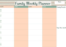 Weekly Family Planner