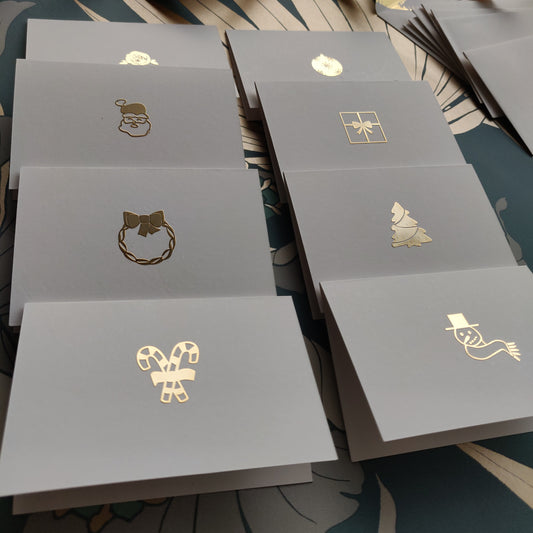 The Christmas Set - Folded Personalised Card Sets