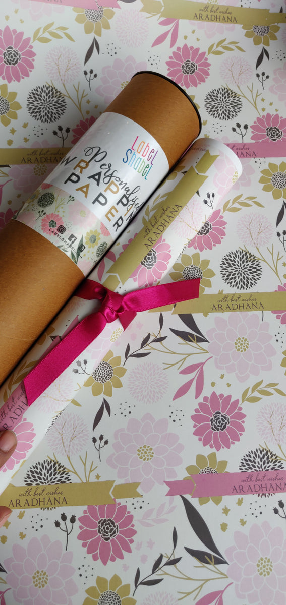 Personalised Wrapping Papers -Birthday Wish / Label Shabel – Labelshabel