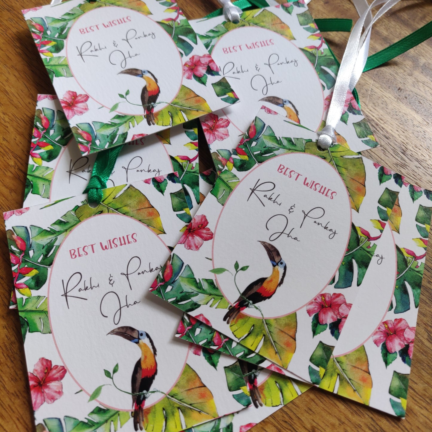 Ribbon Tags - Tropical