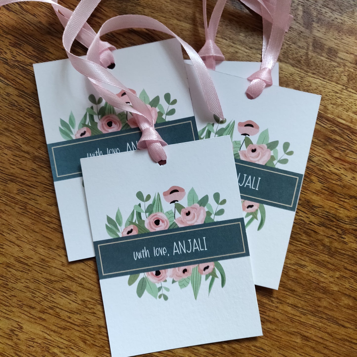 Ribbon Tags - Teal