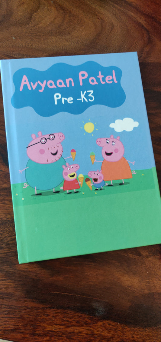 Personalised Note Book - Peppa Pig