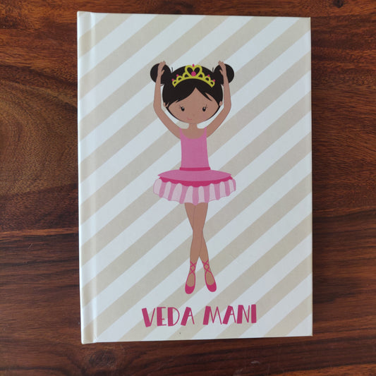 Personalised Note Book - Ballerina