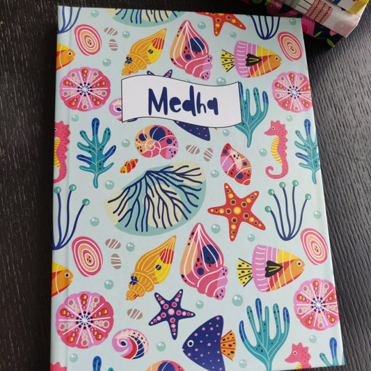 Personalised Note Book - Ocean Blue