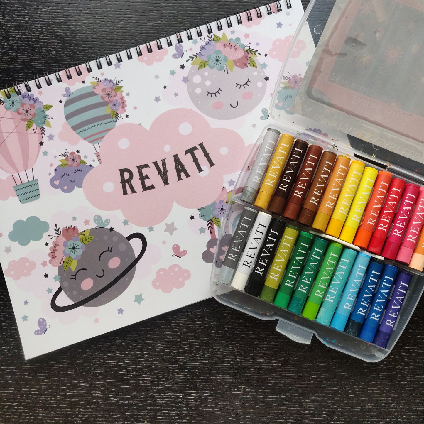 Personalised Drawing Set - Sweet Sky