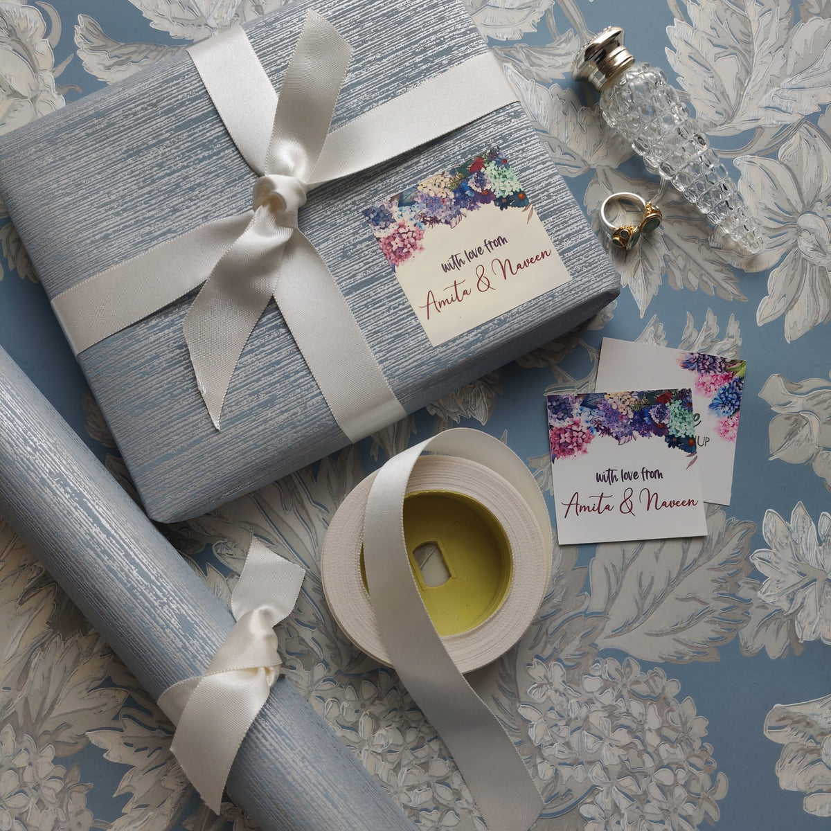 Gift Label - Hydrangea