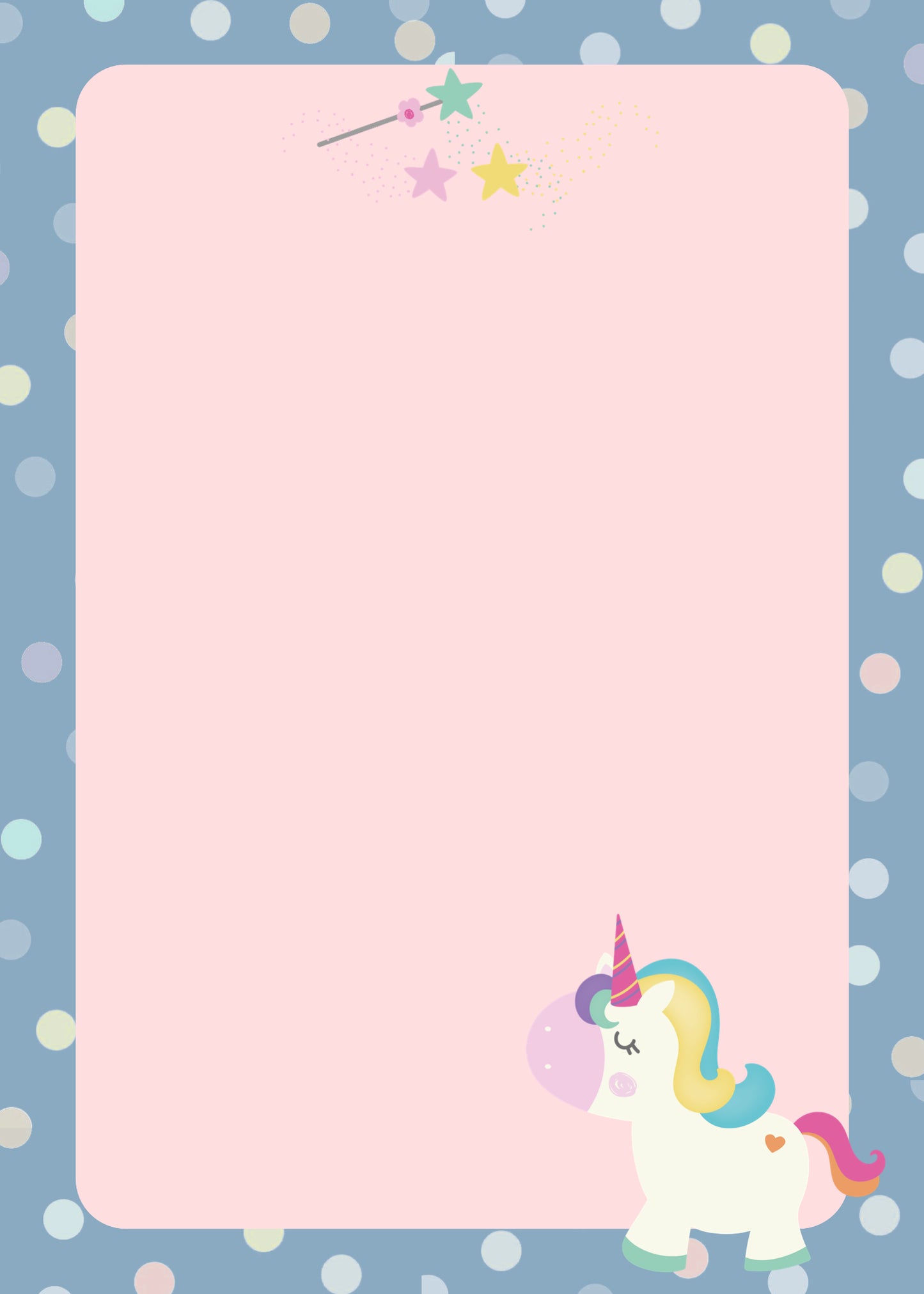 Note Pad - Unicorn Magic