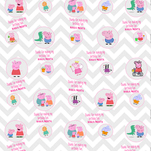 Personalised Wrapping Paper - Peppa Party