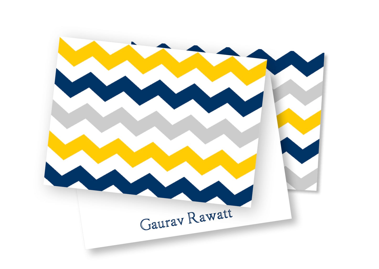 Personalised Folded Card - Yell-O