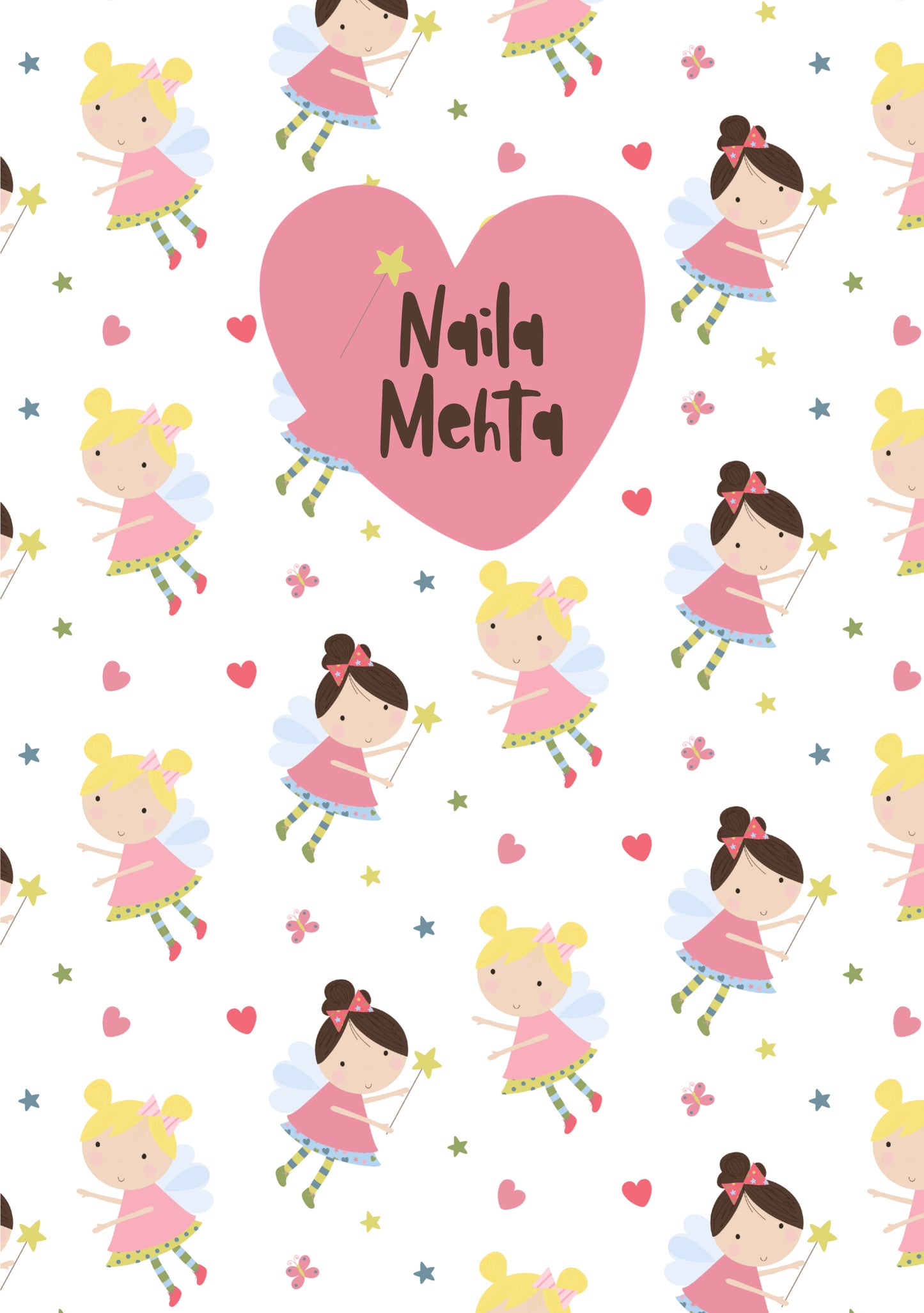 Personalised Note Book - Fairly Cute