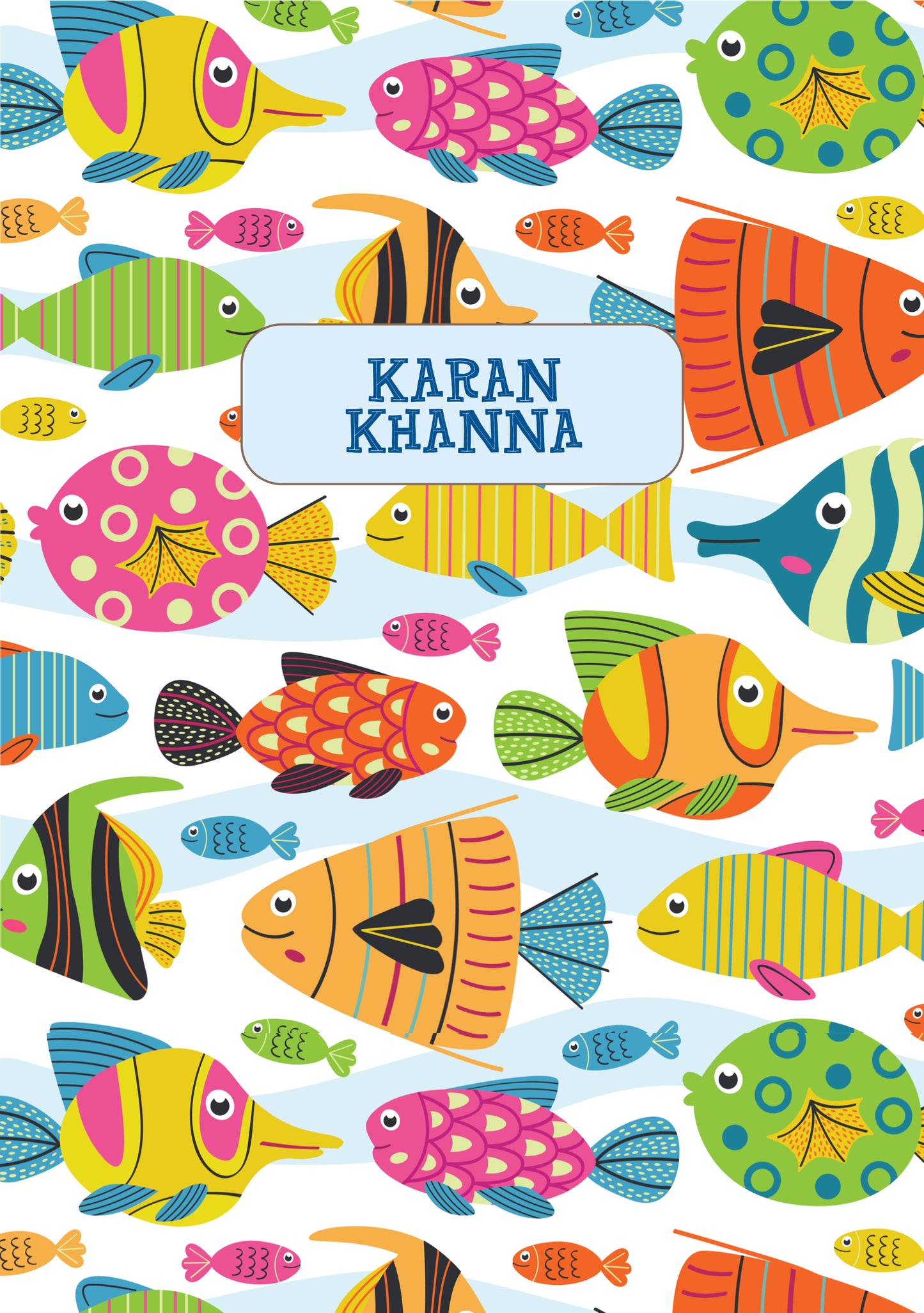 Personalised Note Book - Fishy Business