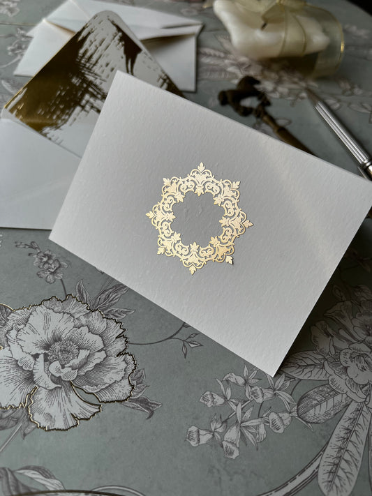 Lace - Personalised Fold Card