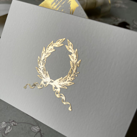 Wreath - Personalised Fold Card