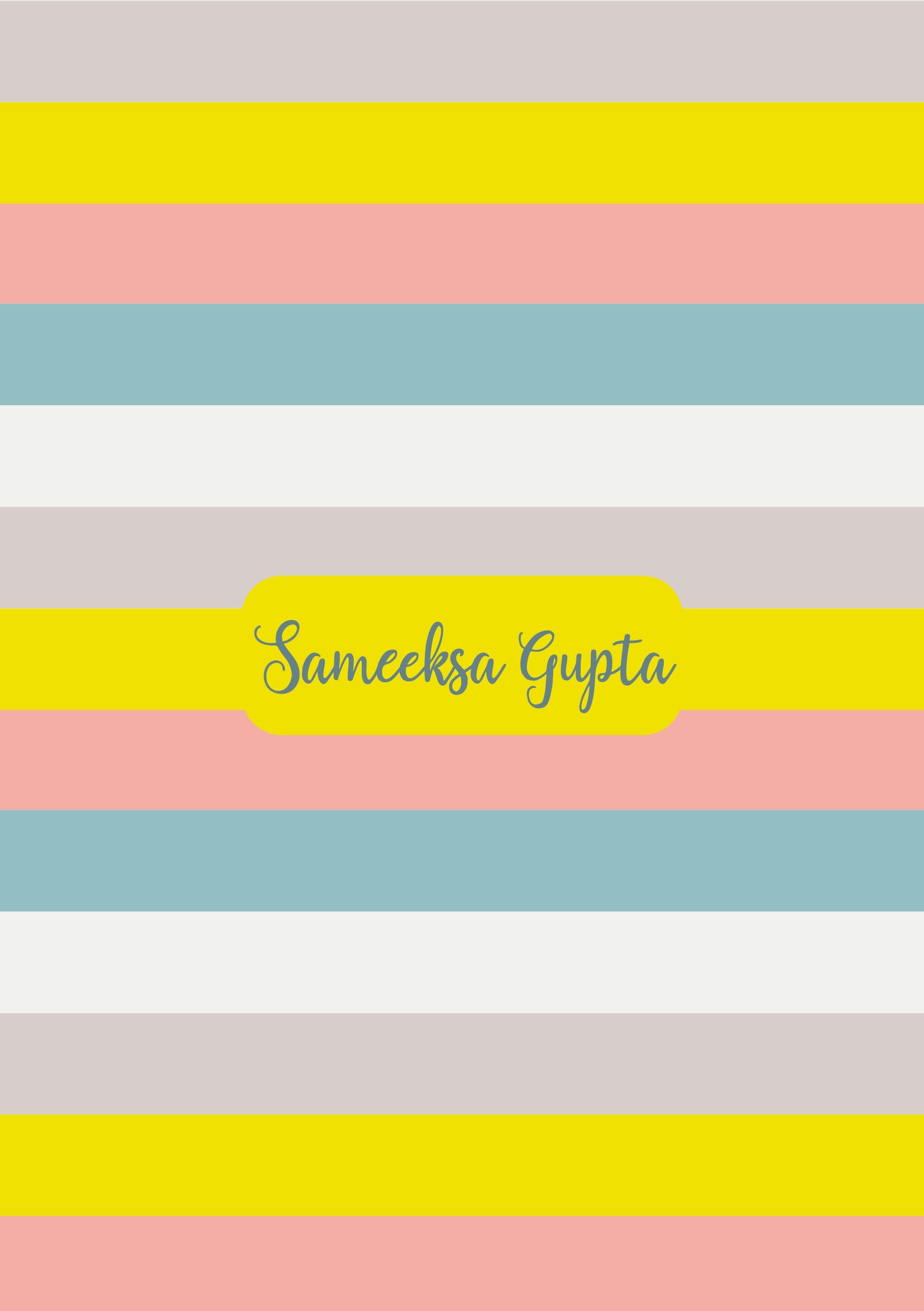 Personalised Note Book - Neon
