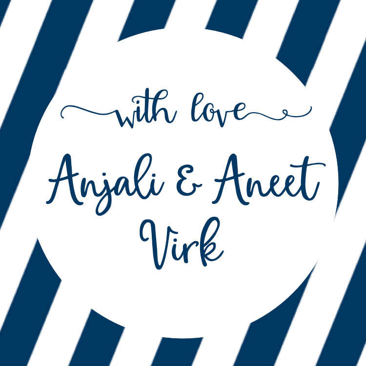 Gift Label - Bold Stripe