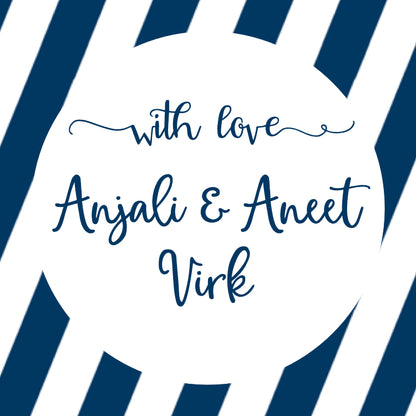 Gift Label - Bold Stripe