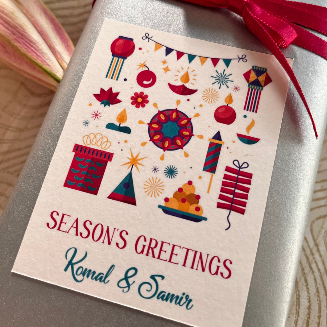 Ribbon Tags - Festive