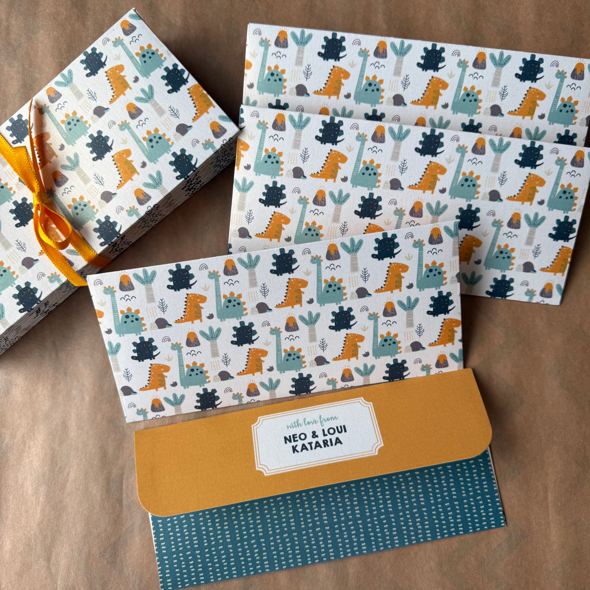 Gift Envelopes - Dino Roar