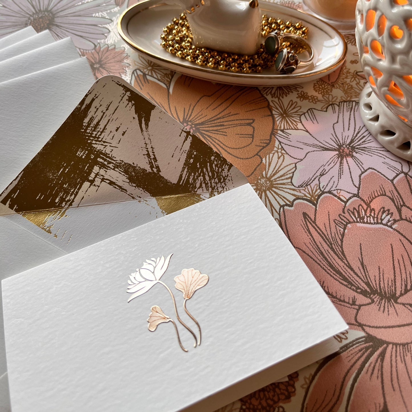 Lotus Bloom - Personalised Fold Card