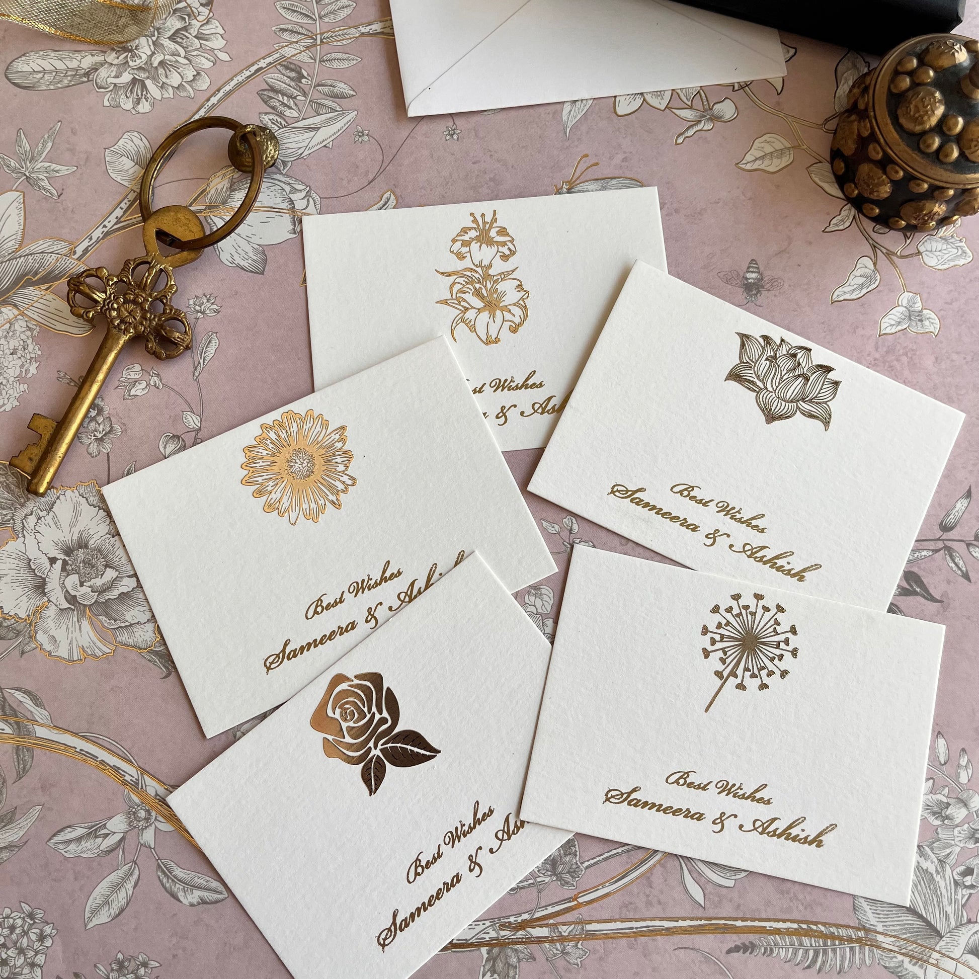 Floral Bouquet - Flat Card
