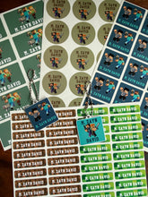 Mixed Pack Personalised Name Labels - Minecraft - NEW