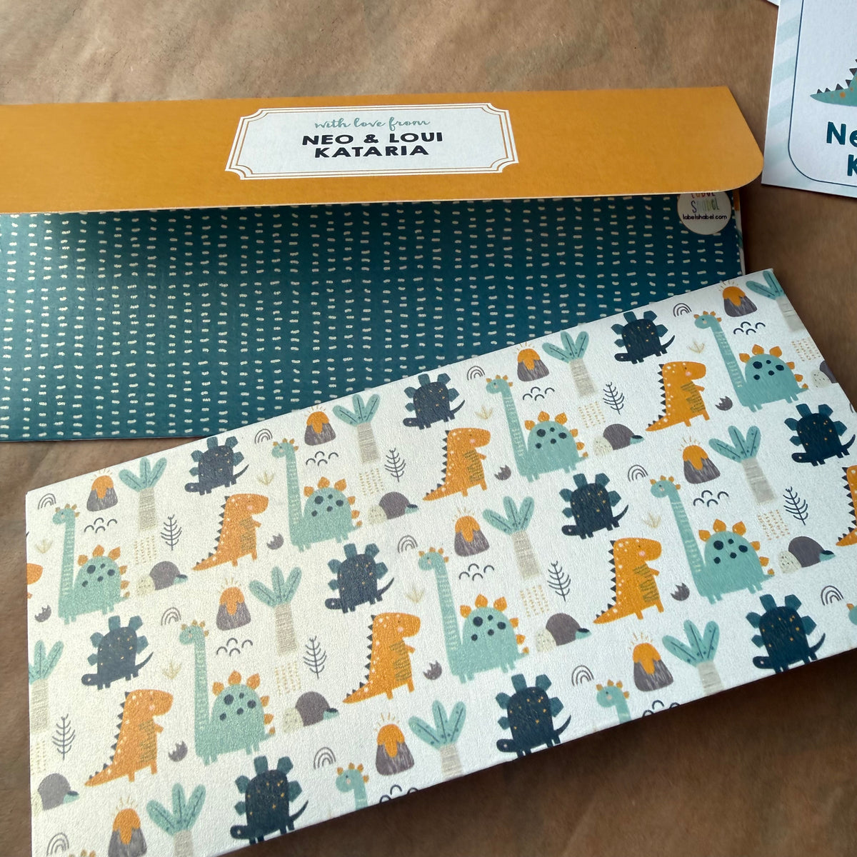 Gift Envelopes - Dino Roar