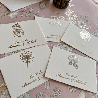 Floral Bouquet - Flat Card