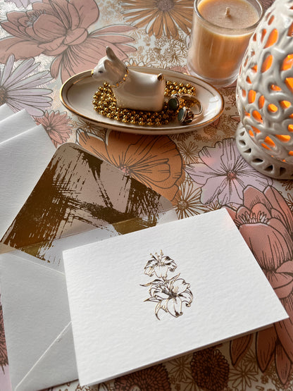 Lily - Personalised Folded Card