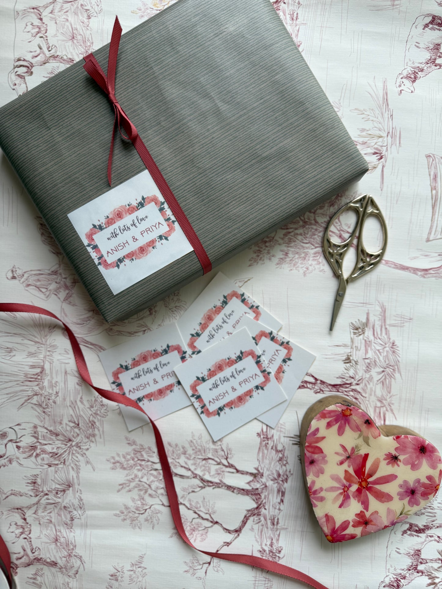 Gift Label - Rose Bouquets