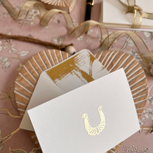 Horseshoe - Personalised Fold Card