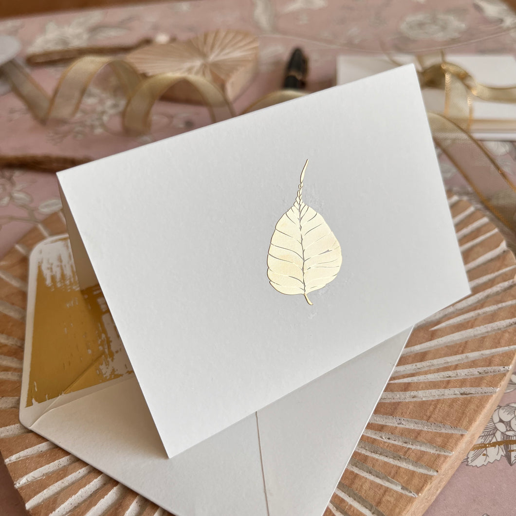 Leafy - Personalised Fold Card