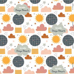 Personalised Wrapping Paper - Cloud Tales