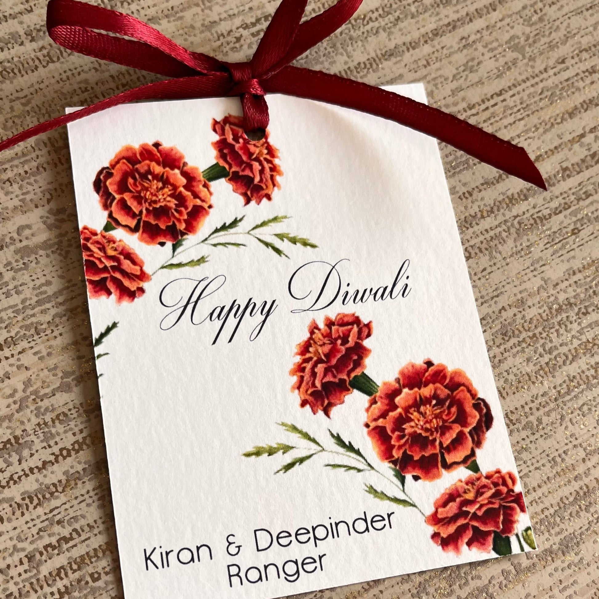 Ribbon Tags - Marigold