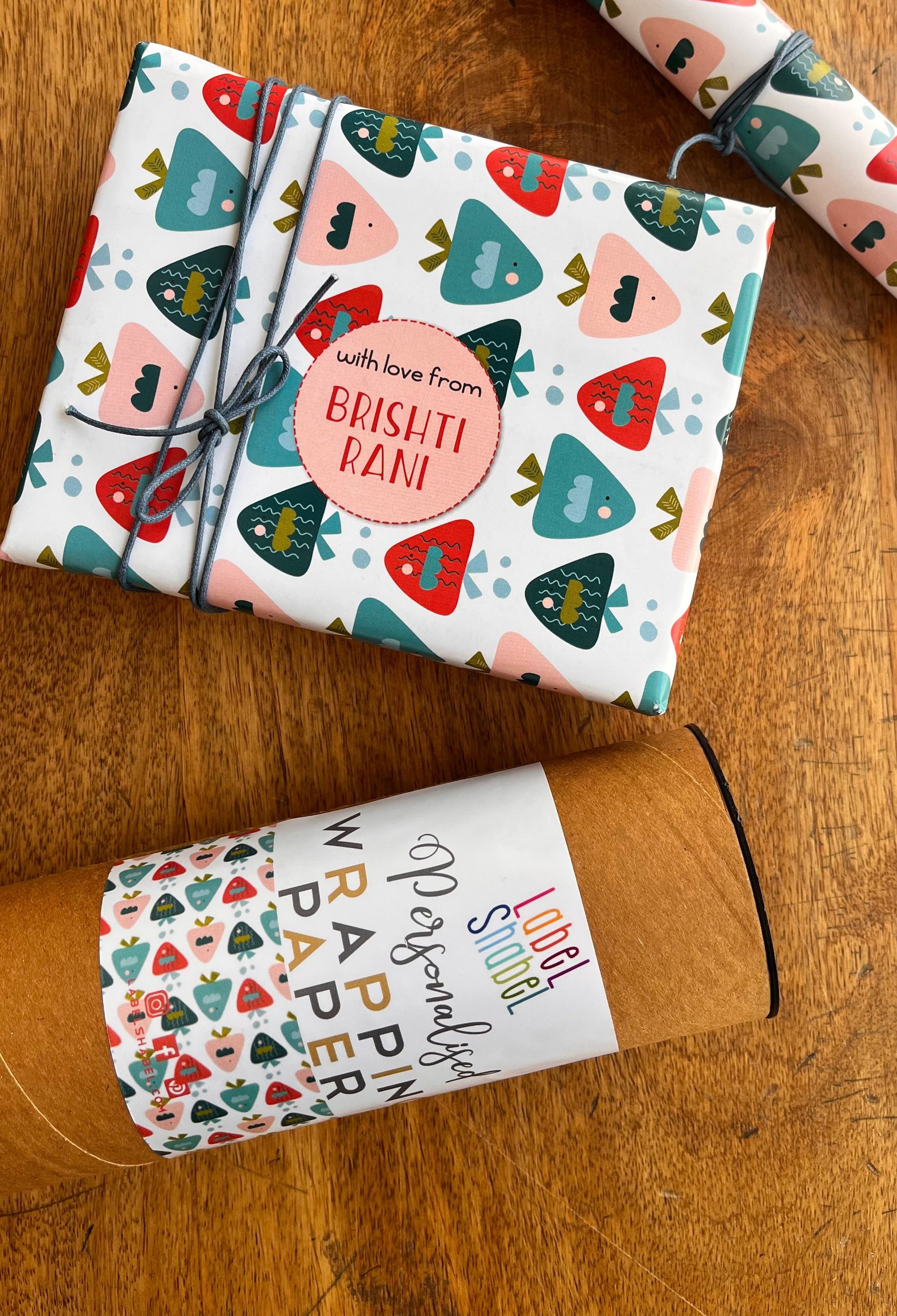 Personalised Wrapping Paper - Fishy Business
