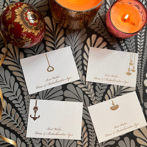 Diwali Diyas - Flat Cards