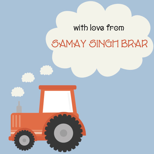Gift Label - Farmyard