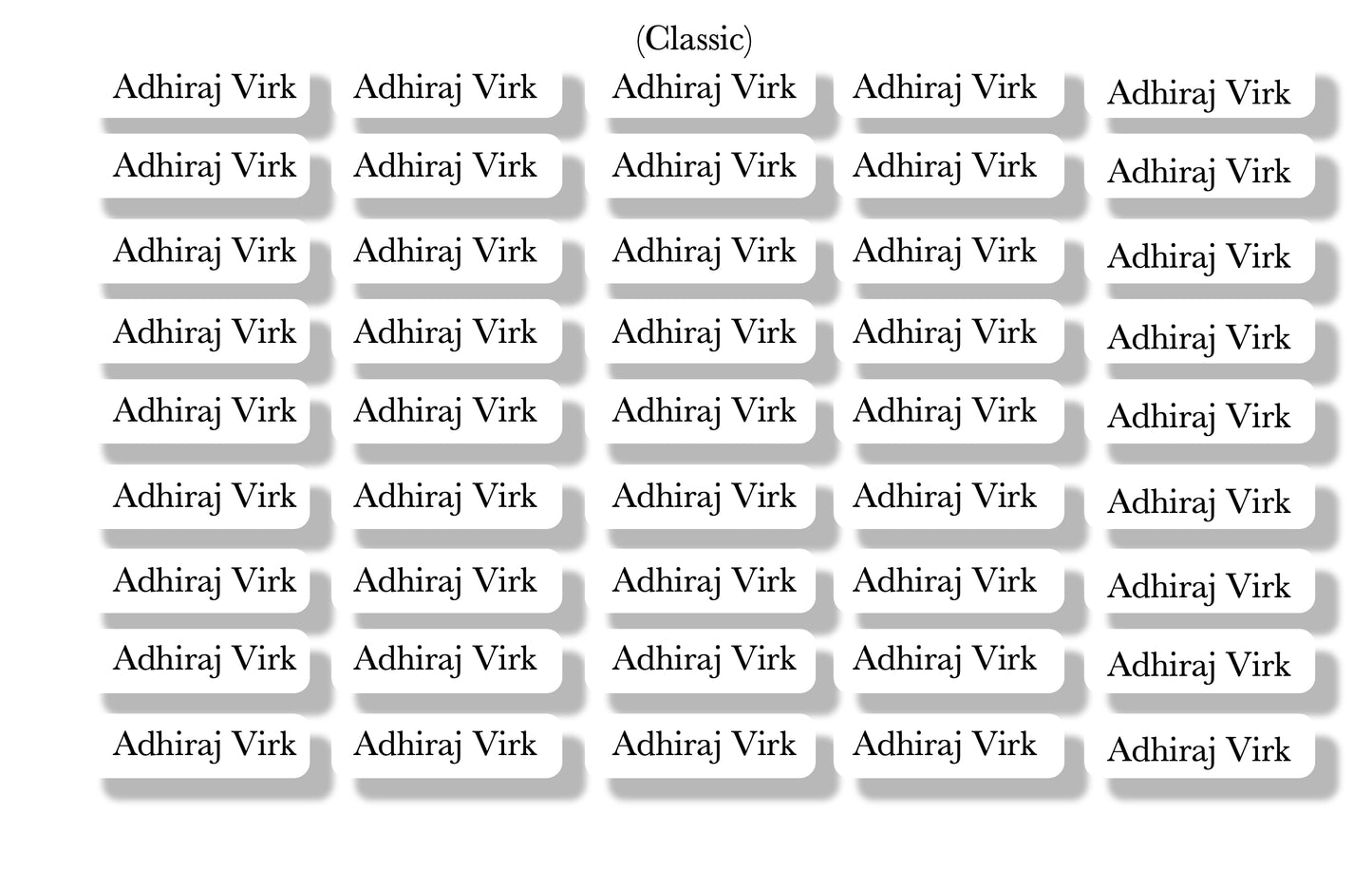 Iron On Labels