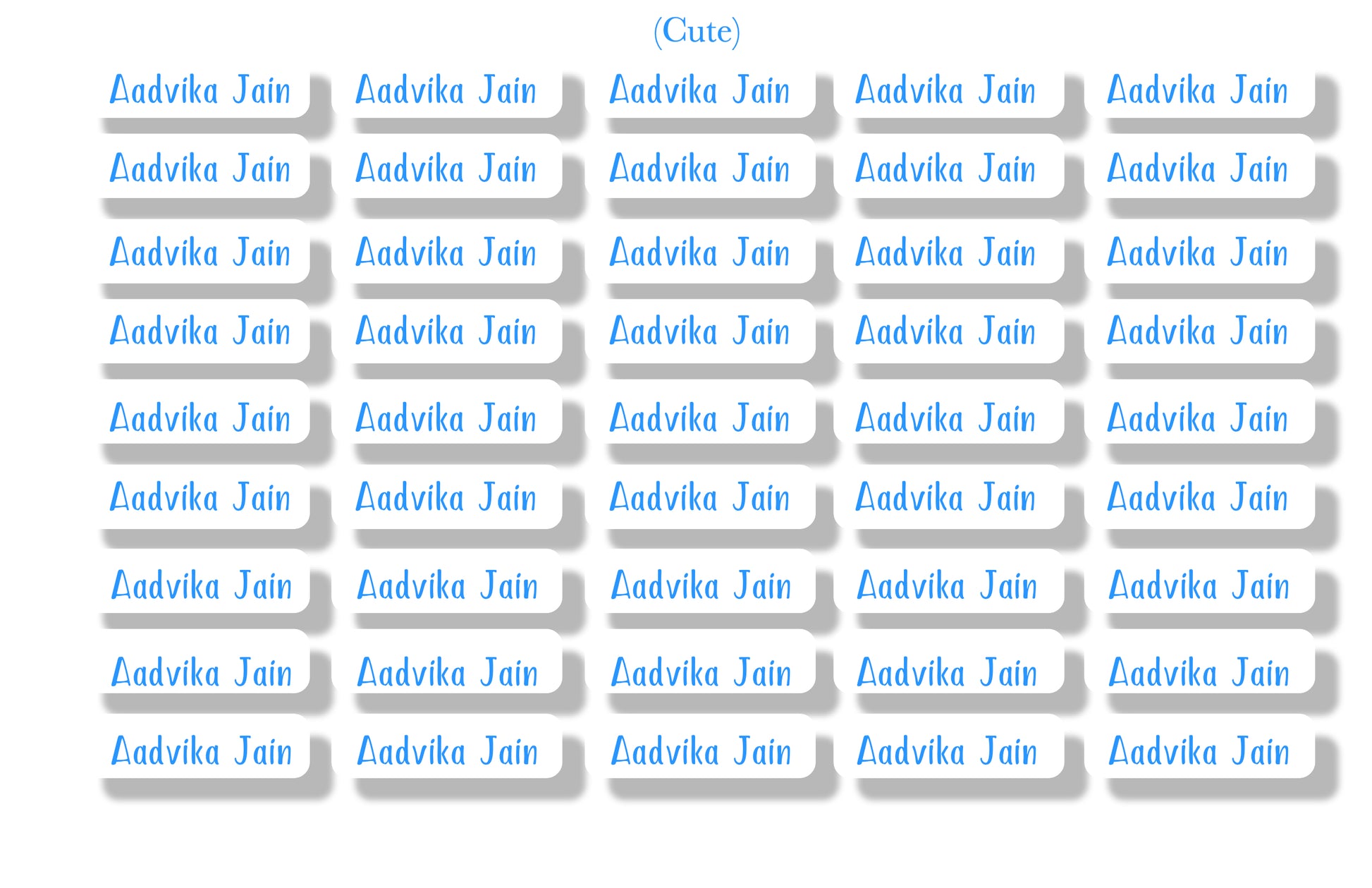 Iron On Labels