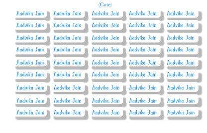 Iron On Labels