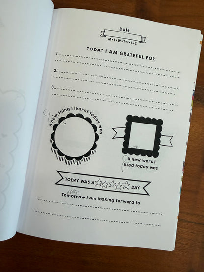 inside page view for gratitude journal daily writing prompts for kids